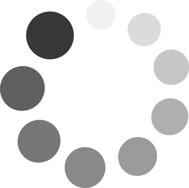 Black, while and grey circles symbolize loading.